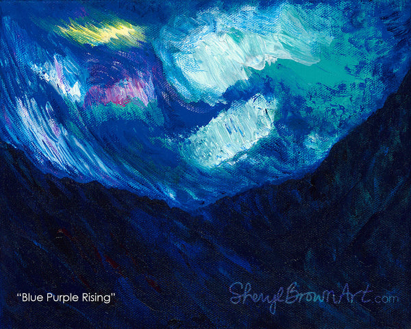 Blue Purple Rising