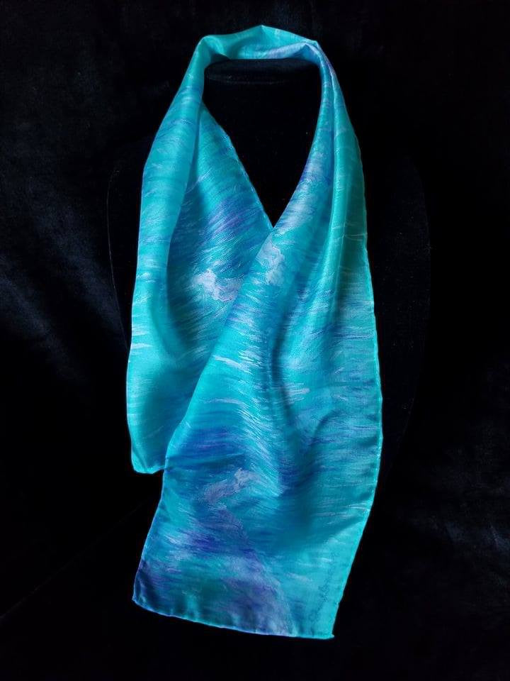 Whimsical Silk Scarf - Black, Nepal - Women's Peace Collection